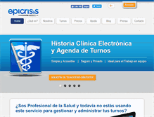 Tablet Screenshot of epicrisisweb.com